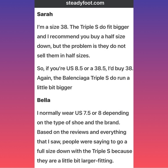 Balenciaga Triple S in gray red and blue size 38 - Picture 7 of 7